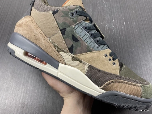 One Kick Jordan Retro Patchwork 3 DO1830-200 Air Camo 0716